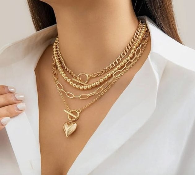 Women's Chain Necklaces Set